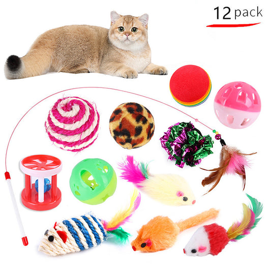 Paquete variado de juguetes para gatos